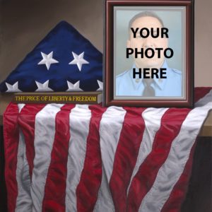 The Price of Liberty & Freedom by Ralph Garafola Layout B - First Responder 34x28 (ready to frame)