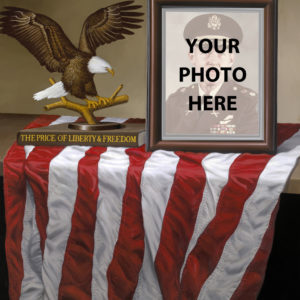The Price of Liberty & Freedom by Ralph Garafola Layout C - Your Personal Hero 24x20 (ready to frame)