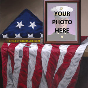 The Price of Liberty & Freedom by Ralph Garafola Layout A - Military 34x28